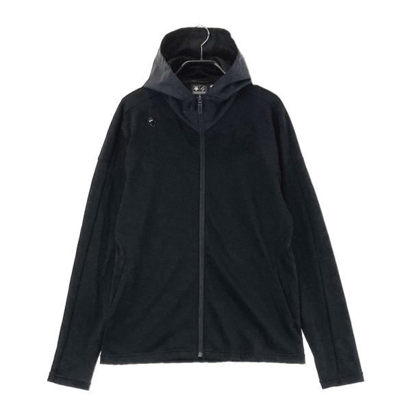 DESCENTE GOLF デサントゴルフ 切替 ジップパーカー ブラック系