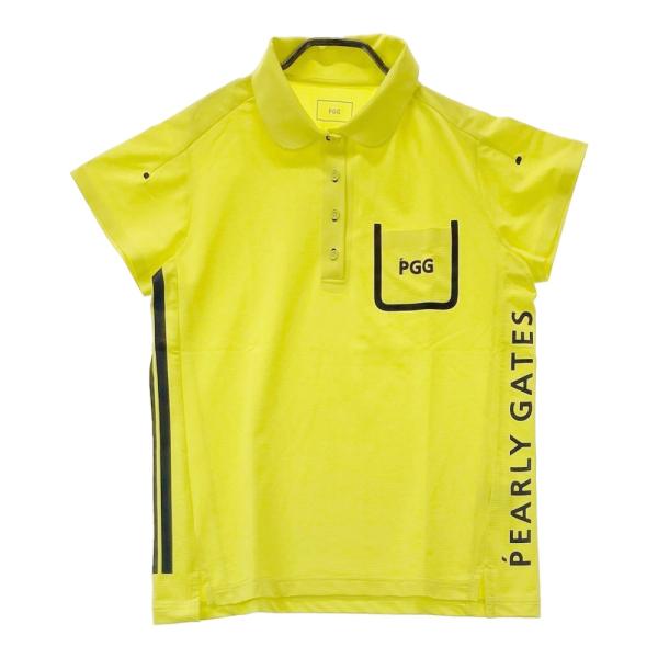 サイズ：2 PGG PEARLY GATES パーリーゲイツ 半袖ポロシャツ イエロー
