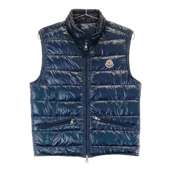 MONCLER モンクレール ダウンベスト GIU ネイビー系 0 メンズ