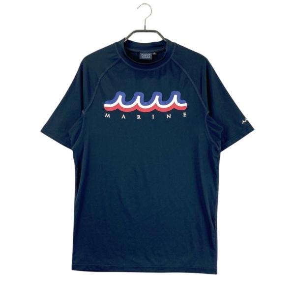 ムータマリン 半袖 Tシャツ　ゴルフ MUTA MARINE ムータマリン 半袖Tシャツ ラッシュガード ネイビー
