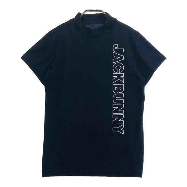 サイズ：6 JACK BUNNY ジャックバニー  ハイネック長袖Tシャツ  ブラック系 [240101435147] ゴルフウェア メンズ ストスト JACK BUNNY ジャックバニー ハイネック長袖Tシャツ ブラック系 6