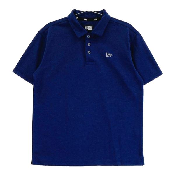 NEW ERA ネイビーポロシャツ NEW ERA（ニューエラ） 半袖ポロシャツ ネイビー系 MEDIUM ゴルフ