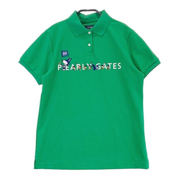 パーリーゲイツ スヌーピー ポロシャツ PEARLY GATES 【超美品】パーリーゲイツ×PEANUTS 半袖ポロシャツ
