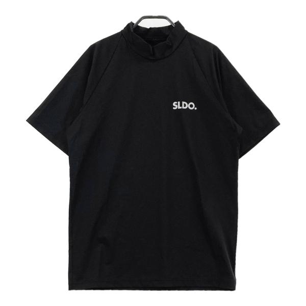 SLDO. エスルド ハイネック 半袖Tシャツ ブラック系 ゴルフ