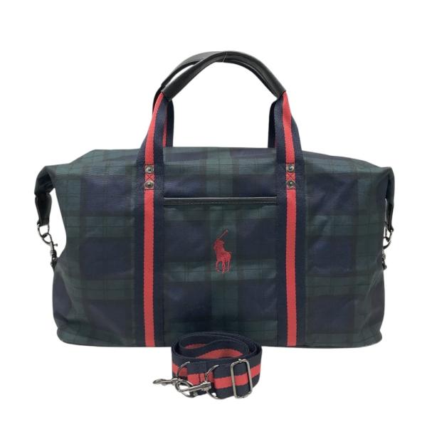 POLO RALPH LAUREN ボストンバッグ 2way 格子柄 チェック POLO RALPH LAUREN - ポロラルフローレン POLO RALPH LAUREN