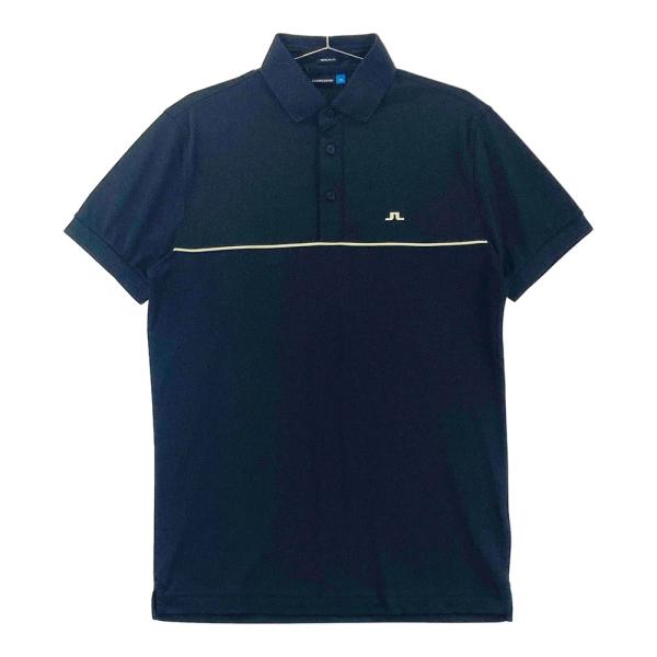 J.LINDEBERG ジェイリンドバーグ 半袖ポロシャツ ブラック系 S