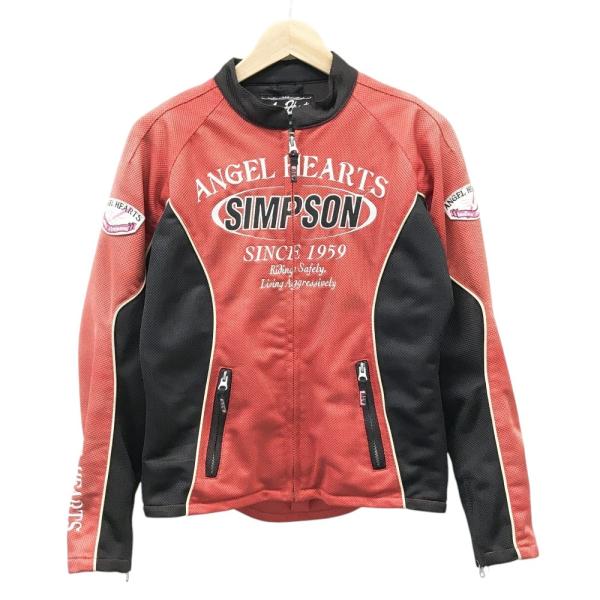 SIMPSON Angel Heart シンプソン メッシュジャケット WL SIMPSON シンプソン メッシュジャケット ANGEL HEARTS レッド系