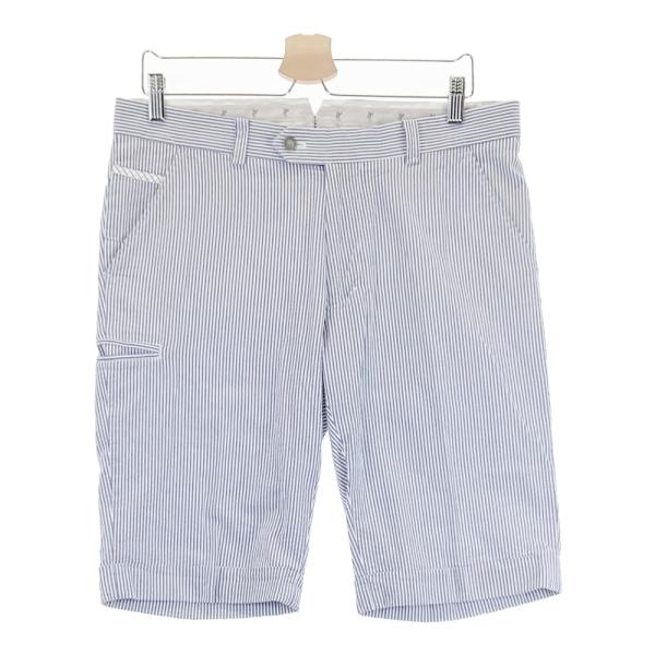 ASHWORTH アシュワース ハーフパンツ ストライプ柄 ブルー系 85