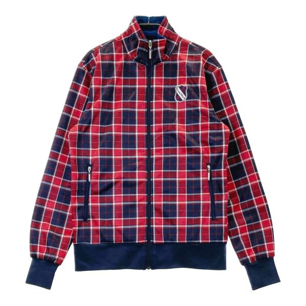 FILA GOLF フィラゴルフ 裏フリース 長袖ジャケット チェック柄