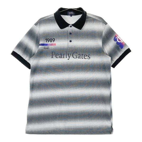 【定価2.4万】PEARLY GATES ゴルフウェア 半袖ボーダーポロシャツ PEARLY GATES（パーリーゲイツ） 2023年モデル 半袖ポロシャツ