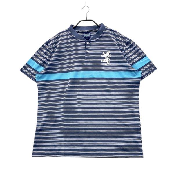 Admiral ネイビー 半袖Tシャツ ADMIRAL アドミラル 半袖Tシャツ ボーダー柄 ネイビー系 XL