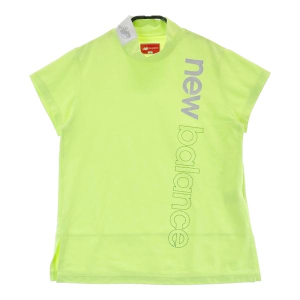 サイズ：2 NEW BALANCE GOLF ニューバランス  バイカラー ハイネック半袖Tシャツ  イエロー系 [240101489226] ゴルフウェア レディース ストスト NEW BALANCE GOLF ニューバランス バイカラー ハイネック半袖T