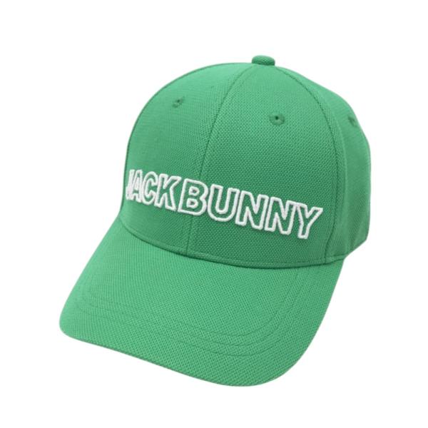 グリーン　L　サイズ　5 ジャックバニー　ハーフジップシャツ　ゴルフウェア Jack Bunny!! ジャックバニー 半袖ポロシャツ グリーン×白 胸元