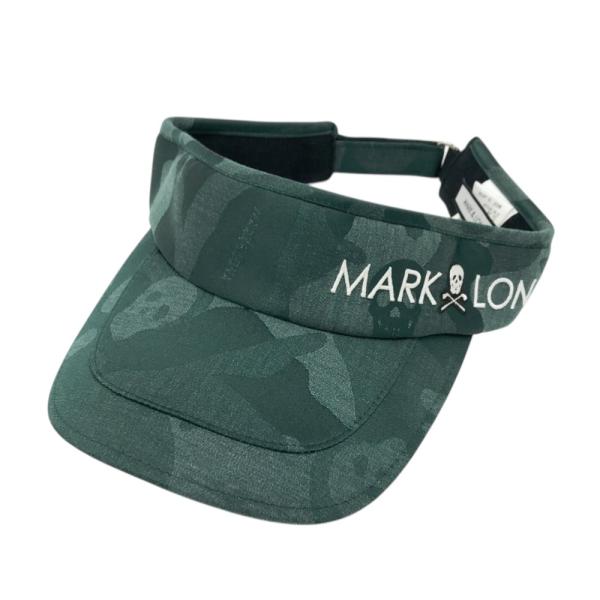 MARK&LONA マークアンドロナ サンバイザー スカル 迷彩柄 ブラック系
