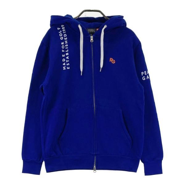 PEARLY GATES パーリーゲイツ 長袖ジップパーカー ブルー系 0 ゴルフ