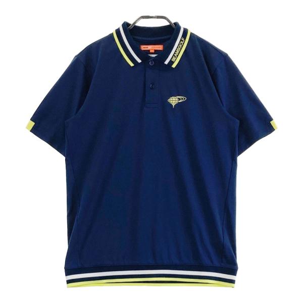 BEAMS GOLF ビームスゴルフ 2024年モデル 半袖ポロシャツ ネイビー系 S