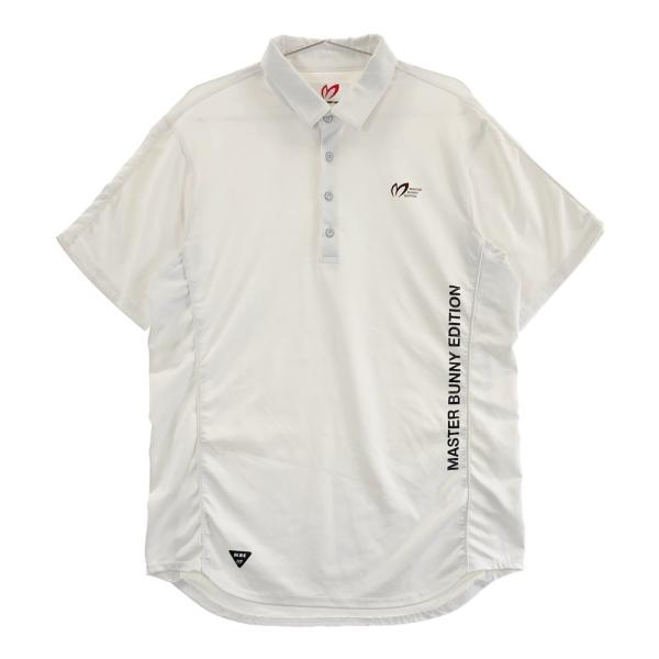 MASTER BUNNY EDITION ポロシャツ ホワイト サイズ6 MASTER BUNNY EDITION (マスターバニーエディション) ゴルフ