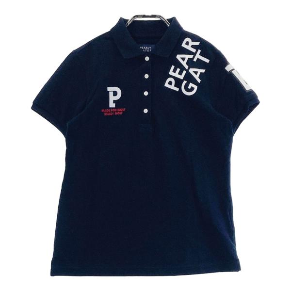 サイズ：1 PEARLY GATES パーリーゲイツ 2023年モデル 半袖ポロシャツ 襟プリーツ 総柄 ネイビー系 [240101488524] ゴルフウェア レディース ストスト 楽天市場】PEARLY GATES パーリーゲイツ 2023年モデル 半袖
