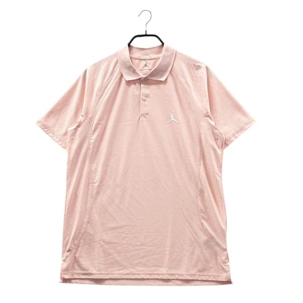 JORDAN GOLF ジョーダンゴルフ 半袖ポロシャツ 総柄 ピンク系