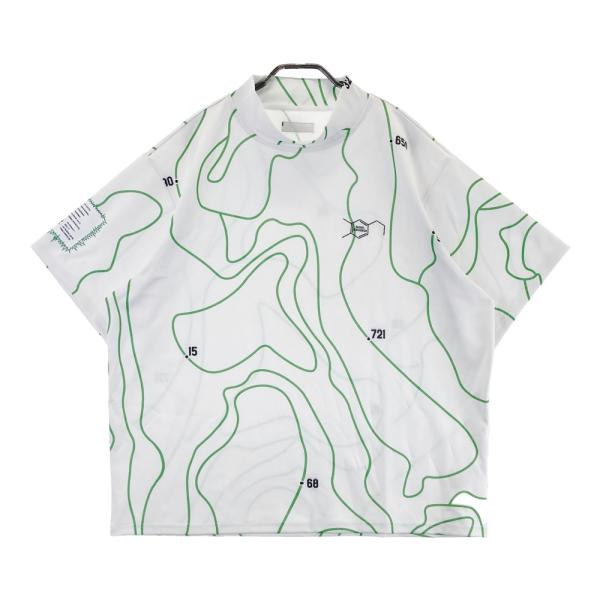 サイズ：3 NOEL REUSSIR ノエルレシール  ハイネック 半袖Tシャツ  ホワイト系 [240101503846] ゴルフウェア メンズ ストスト サイズ：3 NOEL REUSSIR ノエルレシール ハイネック 半袖Tシャツ