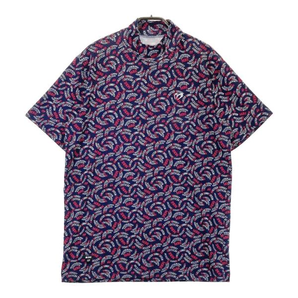 サイズ：4 MASTER BUNNY EDITION マスターバニーエディション  ハイネック 半袖Tシャツ  グレー系 [240101227720] ゴルフウェア メンズ ストスト MASTER BUNNY EDITION マスターバニーエディション ハイネック