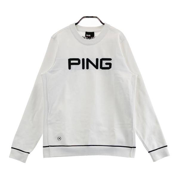 サイズ：L PING ピン 2024年 3WAY ブルゾン  ホワイト系 [240101429799] ゴルフウェア メンズ ストスト サイズ：L PING ピン 2024年 3WAY ブルゾン ホワイト系