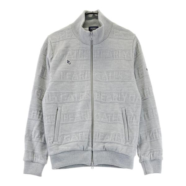 PEARLY GATES パーリーゲイツ ニットジップジャケット グレー系