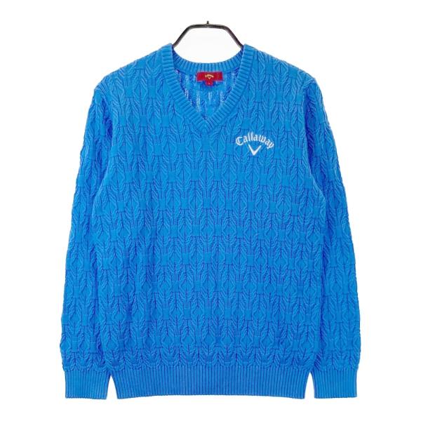 Callaway/キャロウェイ 防風Ｖネックセーター【レッド/LL】美品！ Callaway/キャロウェイ 防風Vネックセーター【レッド/LL】美品