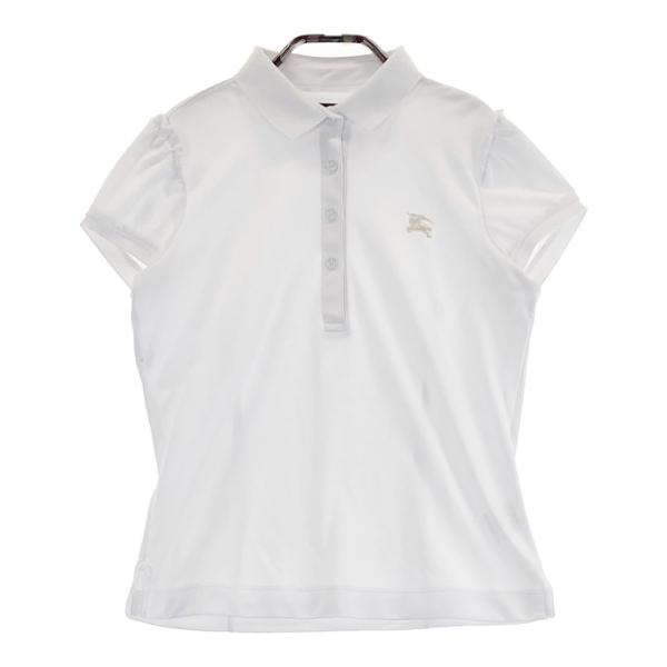 BURBERRY GOLF ホワイトポロシャツ Lサイズ BURBERRY（バーバリー） BURBERRY GOLF バーバリーゴルフ 半袖