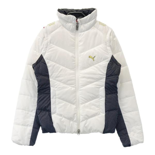 PUMA GOLF プーマゴルフ 2WAYダウンジャケット ホワイト系 M ゴルフ