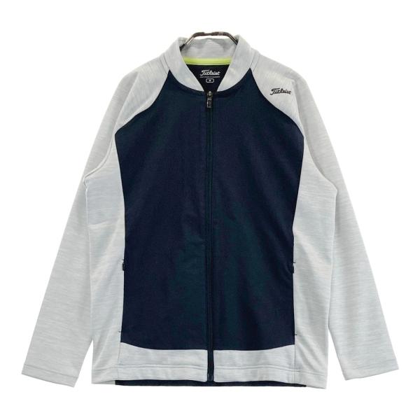 Titleist ゴルフジャケットメンズ ジップアップジャケット 新品未使用 TITLEIST タイトリスト 長袖 ジップジャケット グレー系 M