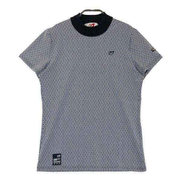 サイズ：0 MASTER BUNNY EDITION マスターバニーエディション  ハイネック 半袖Tシャツ  ネイビー系 [240101470331] ゴルフウェア レディース ストスト 1-240101440891-m-01-pl.jpg