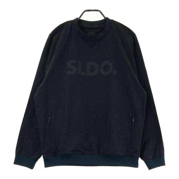 ［新品未使用］エスルド　SLDO. メンズゴルフウェア　Lサイズ SLDO. エスルド プルオーバー ブラック系 XL ゴルフウェア