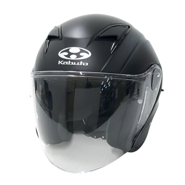 Kabuto ブラック ジェットヘルメット　中古 OGK KABUTO オージーケーカブト ジェットヘルメット EXCEED マット