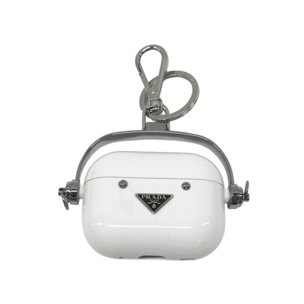 美品】PRADA プラダ 2ZD025 AirPods Pro ケース ホワイト系