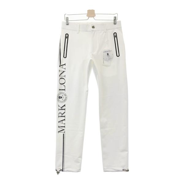 【美品】マークアンドロナ パンツ　サイズ46 新品】マークアンドロナ パンツ グレー スカル刺しゅう メンズ