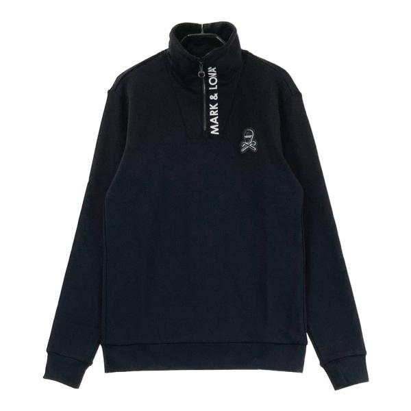 MARK&LONA マークアンドロナ　ハーフジップ 裏起毛　長袖シャツ　46 新品】MARK&LONA マークアンドロナ 2024年モデル 裏起毛 ハーフジップ