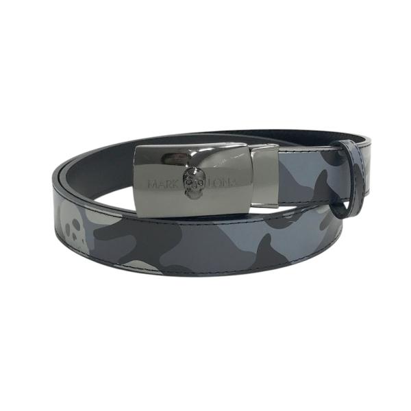 新品】MARK&LONA マークアンドロナ バックル ベルト スカル 迷彩