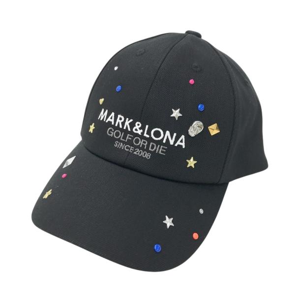 マークアンドロナ　3Dアイアンスカルキャップ　美品 新品】MARK&LONA マークアンドロナ 2024年モデル キャップ