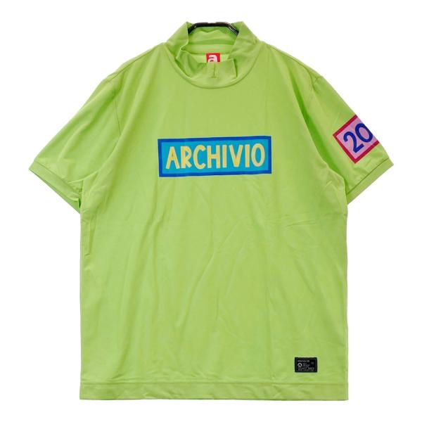 ARCHIVIO アルチビオ ハイネック 半袖Tシャツ グリーン系 50 ゴルフ