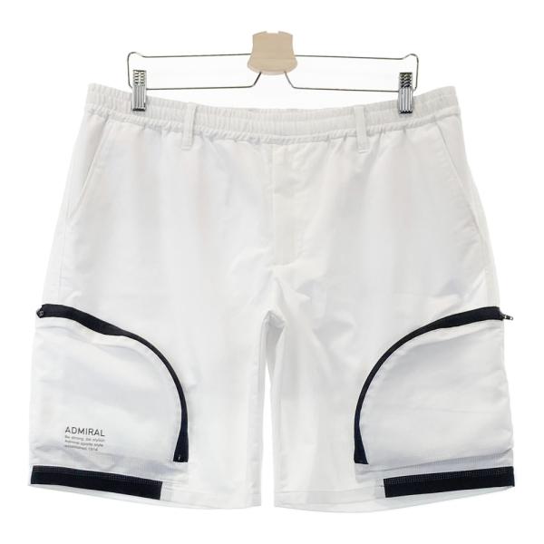 【新品】 Admiral GOLF アドミラルゴルフ 総柄 ハーフパンツ M ADMIRAL アドミラル 2024年モデル ハーフパンツ ドットエア ホワイト系