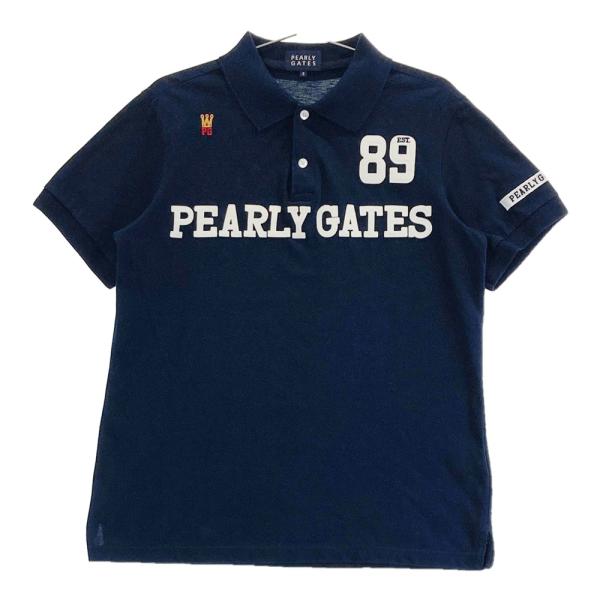 PEARLY GATES パーリーゲイツ 半袖ポロシャツ ネイビー系 5