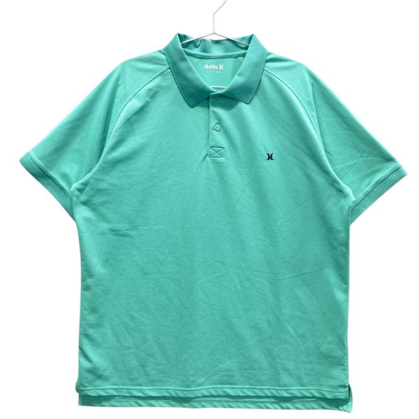 HURLEY（SS) MKT2200005 半袖ポロシャツ グリーン系 XL ゴルフウェア