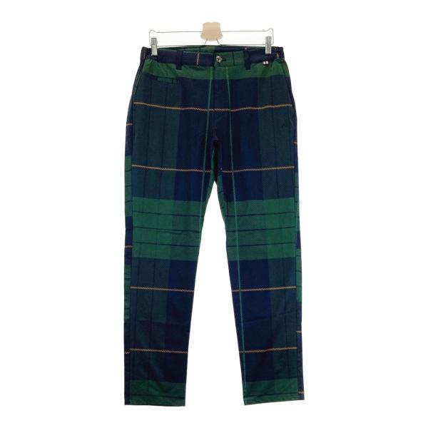 KAPPA GOLF カッパゴルフ  ロングパンツ タータンチェック柄 グリーン系 XXL ゴルフウェア メンズ