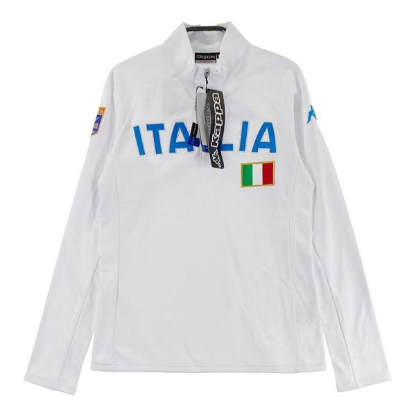 冬物　防寒　Kappa レディースゴルフウェア　サイズ【Ｓ】新品未使用 新品】KAPPA GOLF カッパゴルフ 裏起毛 ハーフジップ 長袖Tシャツ