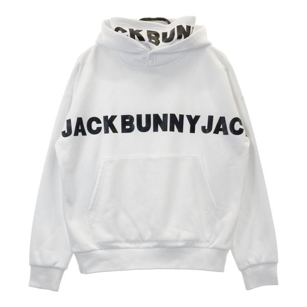 JACK BUNNY ジャックバニー 裏ボア ロゴプリントパーカー ホワイト系 4