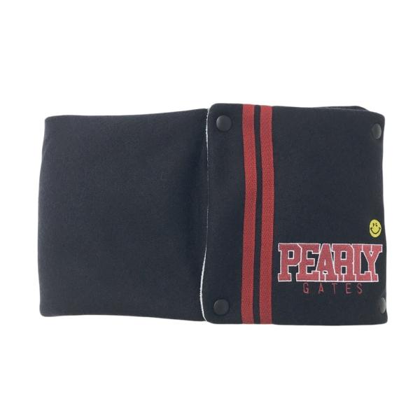PEARLY GATES パーリーゲイツ 2024年モデル メルトンフリース ネックウォーマー  ネイビー系 FR [240101515018] ゴルフウェア ストスト PEARLY GATES パーリーゲイツ 2024年モデル メルトンフリース ネック