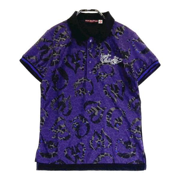 DANCEWITHDRAGON ダンスウィズドラゴン ポロシャツ メンズ 豹柄 DANCE