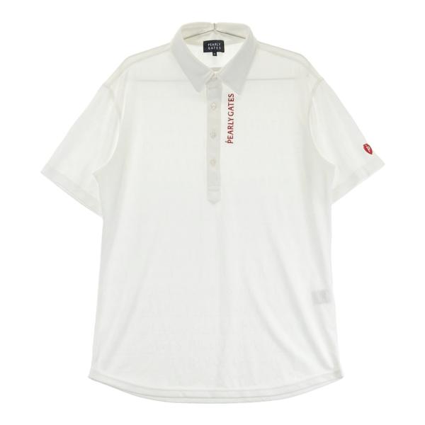 PEARLY GATES パーリーゲイツ 半袖ポロシャツ ホワイト系 6 ゴルフ