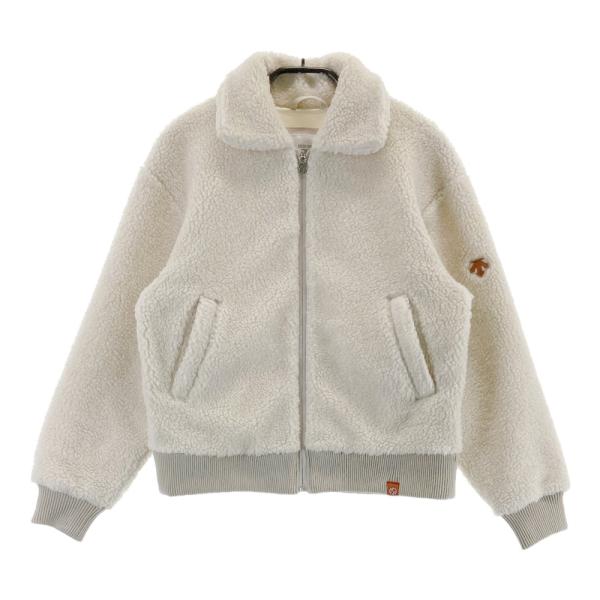 DESCENTE GOLF デサントゴルフ　ジップボアフリースジャケット DESCENTE GOLF デサントゴルフ ボアフリースジャケット ベージュ系 S